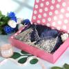 GREEN BEAN 6 Gift Boxes 11x7.8x2.3 Inches, Pink Gift Boxes with Lids for Presents, Magnetic Shirt Gift Boxes for Clothes (Glossy Metallic Pink, Polka Dot Design Inside) view 3