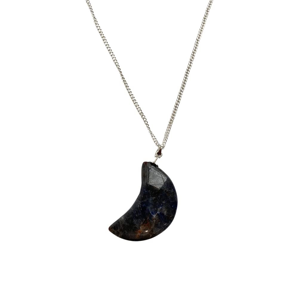 VIE Crescent Shaped Pendant (Sodalite)