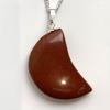 VIE Crescent Shaped Pendant (Red Jasper) view 3