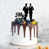 Custom Gay Wedding Cake Topper Durable Cake Insert Sign Groom And Groom Funny Cake Dcor for Gay Wedding Engagement Party Decorations Best Wedding Gift for Gay Couple Men view 4
