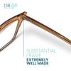 2SeeLife Premium Cat Eye Reading Glasses for Women  Narrow-Medium Fit, Sturdy Frame, Spring Hinges, Stylish Funky Readers, Amber Green, +2.00 view 4