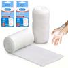 2 Rolls Self Adhesive Bandage Gauze Soft Cloth Flexible Elastic Tape 3" 4.5yds view 4