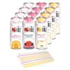 INOTEA POBBLE BURSTING BUBBLE TEA (Pack of 12 Cans) includes SALTATION Thank You Card | Canned Iced Tea Made with Real Fruit Juice and Contains Popping Pearls (16.6oz/can) | 12 Can Bundle- Available Flavors: Assorted, Mango+Red Dragon Fruit, Mixed Be view 3