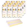 INOTEA POBBLE BURSTING BUBBLE TEA (Pack of 12 Cans) includes SALTATION Thank You Card | Canned Iced Tea Made with Real Fruit Juice and Contains Popping Pearls (16.6oz/can) | 12 Can Bundle- Available Flavors: Assorted, Mango+Red Dragon Fruit, Mixed Be view 2