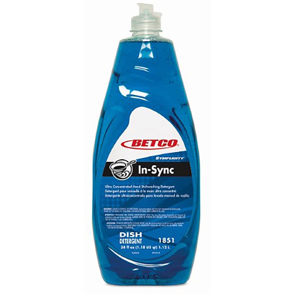 Betco Simplicity In-Sync Dishwashing Liquid (Pack of 8)