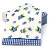 100 Blueberry Cocktail Beverage Napkins Disposable Paper Blueberries Fruit Dessert Napkin for Blue Berry Fruits Gingham Summer Spring Birthday Tea Party Bridal & Baby Shower Tableware Party Supplies view 2