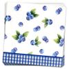100 Blueberry Cocktail Beverage Napkins Disposable Paper Blueberries Fruit Dessert Napkin for Blue Berry Fruits Gingham Summer Spring Birthday Tea Party Bridal & Baby Shower Tableware Party Supplies view 4