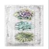 Boston International Disposable Hand Towels, Decorative Paper Guest Towels for Bathroom or Paper Napkins Dinner Napkins Succulents Cactus Decor Pak 64 (BF026500) view 1