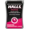 HALLS Minis Watermelon Flavor Sugar Free Cough Drops, 24 Drops view 1