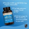 Dr. Mercola Antarctic Krill Oil Double Strength - 2,000 mg - Omega-3 Supplement with EPA & DHA - Supports Brain, Heart, Joint & Immune Health - GMO-Free & Gluten-Free - 90 Capsules (30 Servings) view 4