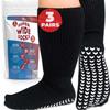 Extra Wide Socks for Swollen Feet, Bariatric Socks, Non Slip Socks Men, Hospital Socks, Swollen Feet Socks Women, Extra Wide Socks, Diabetic Socks for Men and Women, Hospital Socks - 3 pairs view 1
