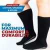 Extra Wide Socks for Swollen Feet, Bariatric Socks, Non Slip Socks Men, Hospital Socks, Swollen Feet Socks Women, Extra Wide Socks, Diabetic Socks for Men and Women, Hospital Socks - 3 pairs view 2