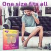 2in1 Heel Grips for Women's Shoes  Heel Pads for Shoes That are Too Big  Cushion Inserts for Women  Heel Inserts for Women  Heel Cushions for Back of Heel (Gel with Flannel Cover) view 2