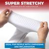 2 Pairs Extra Wide Socks For Swollen Feet, Non-Slip Hospital and Diabetic Socks for Men and Women view 3