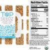 Top Seedz Certified Organic Gluten Free Cumin Seed Crackers | 6-Pack | 5 Ounces | Healthy Vegan Crackers with Plant Based Protein | Made of Sunflower, Flax, Sesame and Pumpkin Seed view 3