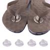3 Pairs Non-Slip Silicone Thong Sandal Toe Guards Cushions Anti-Skid Flip-Flops Toe Protectors Transparent view 2