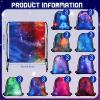 Lothee 30 Pcs Galaxy Party Favor Bags Space Drawstring Bags Starry Night Sky Backpack Galaxy Treat Candy Birthday Party Supplies for Kids Gifts view 3