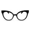 2SeeLife Oversized TR-90 Cat Eye Reading Glasses for Women  Narrow-Medium Fit, Durable and Sturdy Frame, Premium Readers, Black, +4.00 view 1