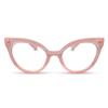 2SeeLife Oversized TR-90 Cat Eye Reading Glasses for Women  Narrow-Medium Fit, Durable and Sturdy Frame, Premium Readers, Pink, +4.00 view 1
