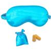 Silk Sleep Eye Mask Sleep Mask with Earplugs, Plane Travel Nap Night Sleeping Eye Mask Soft Comfortable Blindfold Eye Cover Eyeshade for Kids Men Women view 1