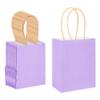 DjinnGlory 60 Pack Mini Purple Paper Gift Bags with Handles, 6.3 x 4.7 x 2.75 Inch Tiny Lavender Bags for Birthday, Wedding, Baby Shower, Easter, Party Favors view 1