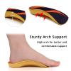 Arch Support Insoles, 3/4 Orthotic Shoe Inserts, Plantar Fasciitis Half Orthotic Insoles for Over-Pronation, Flat Feet, Heel Pain Relief, High Foot Arch Support Shoe Insoles Running Walking view 2