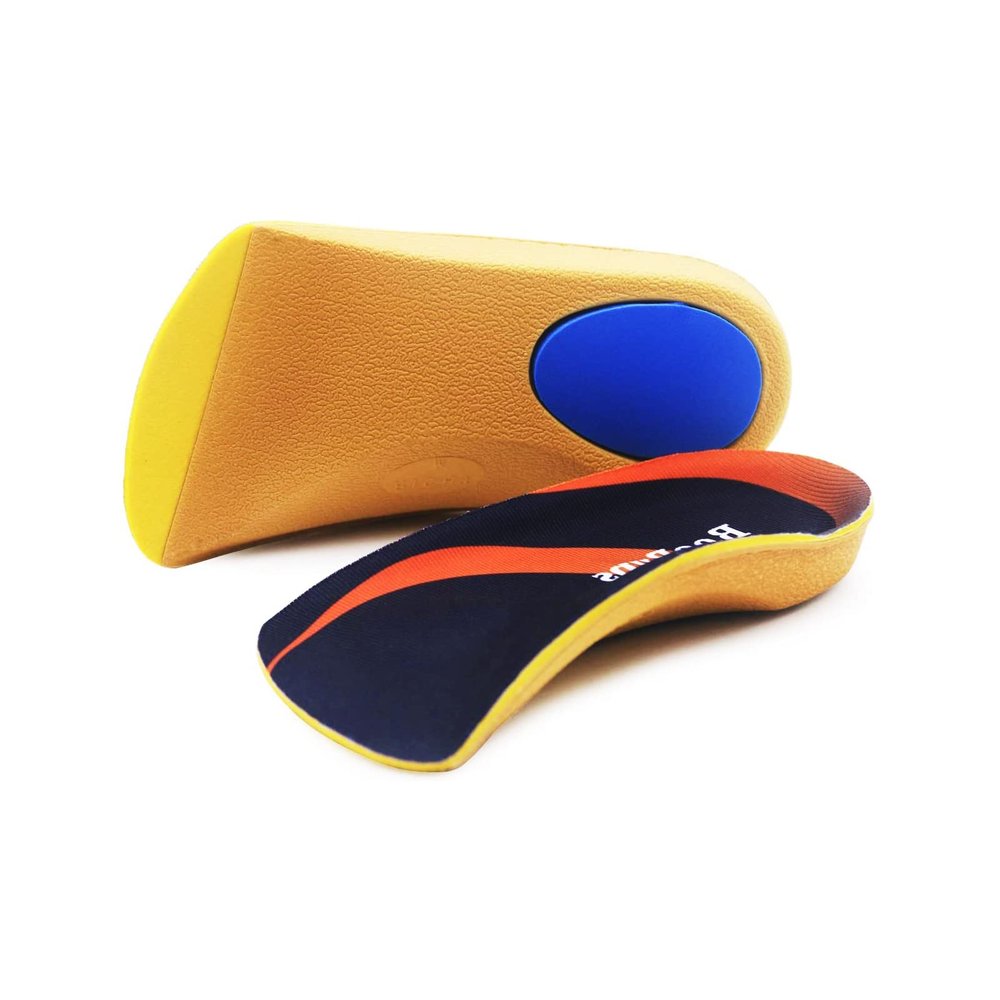 Arch Support Shoe Insert, 3/4 Plantar Fasciitis Inserts High Arch Support Insoles with Metatarsal Pads, Orthotic Inserts for Flat Feet, Relief Plantar Fasciitis, Heel Pain,M