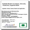 Ghasitaram Gifts Rakhi Gifts for Brothers Dryfruit - Foldable Basket of Cashews, Almonds, Pistachios, Sugarfree Bites with 2 Pearl Rakhis view 4