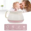 Housoutil 1PC Chamber Pot with Lid, Bedside Urinal Bottle with Cover and Handle, Bucket Potty Urine Pots to, Suitable for Household Pregnant Elderly Adults (Pink) view 3