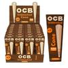 20 x OCB Virgin Unbleached Cones King Size Rolling Paper (60 Cones Total) view 1