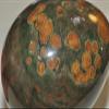  Bella-gems  2.8"- 306 gm "Individual Selected/Stunning"~Ocean Jasper Orbicular w/Vug Jumbo Egg Stone Crystal Healing - D1360 view 4
