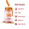 Spread The Love Basic Cashew Butter, 16 Ounce (All Natural, Vegan, Gluten-free, Creamy, No added salt, No added sugar, No palm fruit oil, Not pasteurized with PPO) (6-Pack) view 3