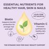 Think Above Liquid Biotin 10,000 mcg with Vitamin C  High Potency Hair, Skin & Nail Support  Fast Absorption Biotin Drops  60 Day Supply  2 oz view 2