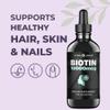 Think Above Liquid Biotin 10,000 mcg with Vitamin C  High Potency Hair, Skin & Nail Support  Fast Absorption Biotin Drops  60 Day Supply  2 oz view 3
