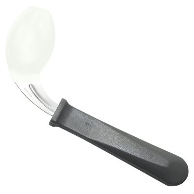 Rehabilitation Advantage Left Handed Grip Easy Coated Offset Spoon