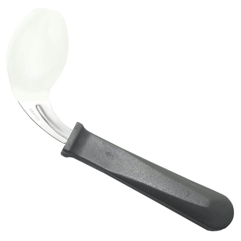 Rehabilitation Advantage Left Handed Grip Easy Coated Offset Spoon