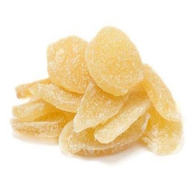 Crystallized Ginger Slices Sulfured by It's Delish, 10 Lbs Bulk | Candied Dried Ginger Fruit Slices, No Color Added - Vegan, Kosher