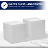 Diplastible Linen-Feel Disposable Hand Towels  (100 Count) Soft And Absorbent Cloth-like Dinner Paper Guest Napkins For Homes, Parties, Weddings, or Events view 2