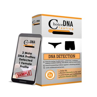 Infidelity Lab Based Male & Female DNA Detection - Includes Return Shipping to Lab (Male and Female DNA Detection)