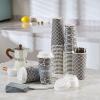 JOLLY PARTY [100 Sets] 20 oz Paper Coffee Cups, Disposable Coffee Cups with Lids,Sleeves and Straws, Hot Cold Beverage Drinking Cup for Water, Coffee or Tea, To-Go Cup Suitable for Office and Travel view 3