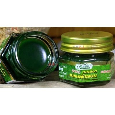 02 Boxs - Dau Cu La Thailand - Golden Star Balm 10 Grams/Box