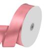1-1/2 inches Wide x 100 Yards Single Faced Pink Satin Ribbon, Azalea Ribbon Use for Bows Bouquet, Gift Wrapping, Wedding Decoration, Floral Arrangement (Pink) view 1