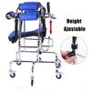 Adjustable Upright Rolling Walker for Seniors with Seat and Arm Support Foldable Rollator Walkers Supporting Up to 220 Pounds view 4