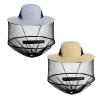 Sucrain 2 Pack Mosquito Head Net Hat Sun Hat Garden Bug Hat with Hidden Net Mesh for Outdoor Gardening Beekeeping view 1