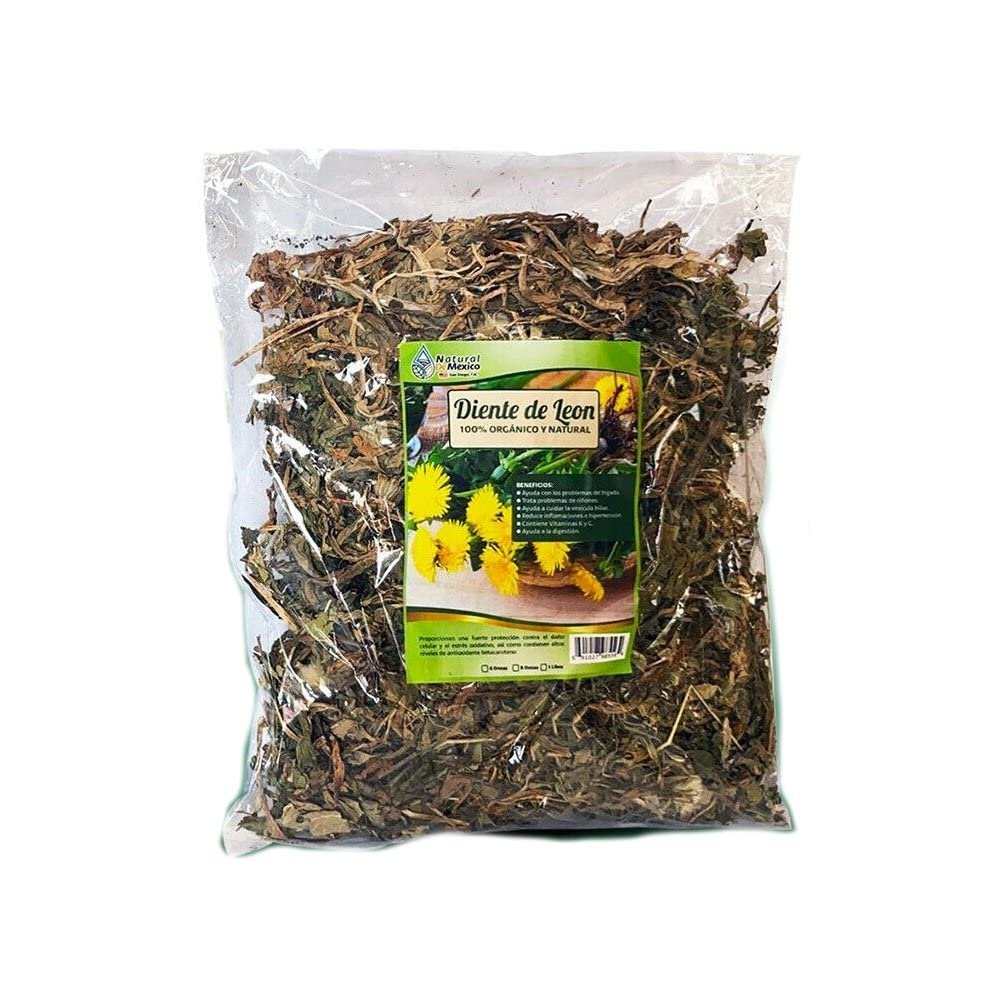 Diente de Leon Herbal Tea 4 oz-113g Dandelion Leaf & Root, Detox Kidney Tea