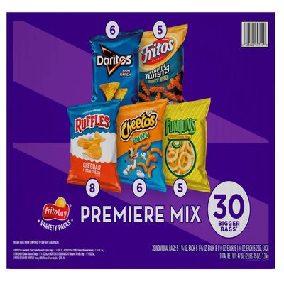 Frito-Lay Premiere Mix Variety Pack Chips (30 pk.)