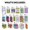 CRAVEBOX Healthy Snack Box (55 Count) Valentines Variety Pack Care Package Gift Basket Kid Men Women Adult Nuts Fruit Nutrition Assortment College Back to School view 2