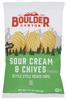 Boulder Canyon Kettle Cooked Potato Chips Sour Cream & Chives, 6.5oz, (Pack of 12), Natural view 1