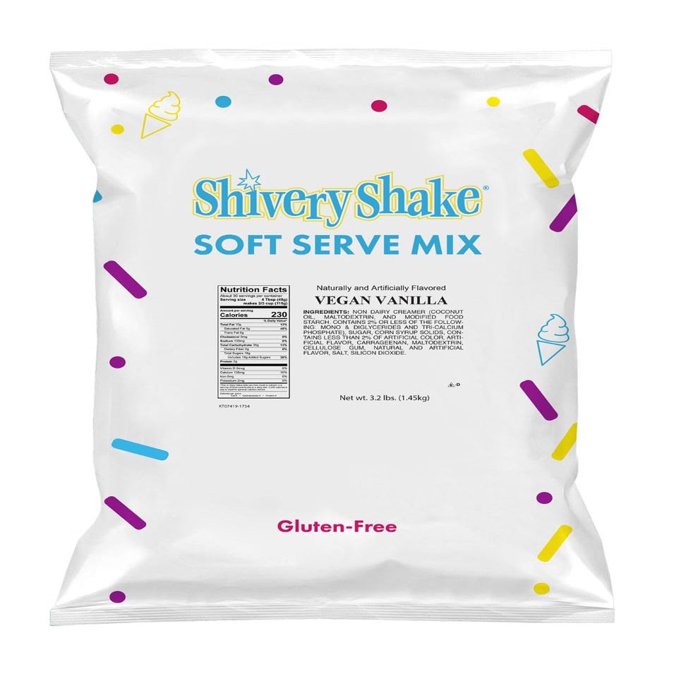 Shivery Shake VEGAN Vanilla Soft Serve Ice Cream Mix