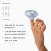 Saalt Menstrual Disc - Soft, Flexible, Reusable Medical-Grade Silicone - Wear 12 Hours - Removal Notch - Two Sizes - Menstrual Cup or Tampon Alternative - Made in USA - Lasts 10 Years (Blue, Regular) view 4